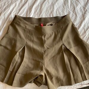 SPANX High Waist Tan Shorts